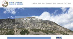 Desktop Screenshot of northcountryclimbing.com