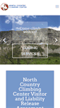 Mobile Screenshot of northcountryclimbing.com